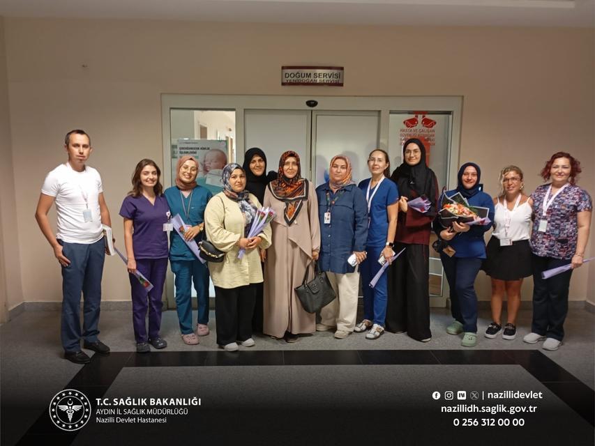 Nazilli Devlet Hastanesi'nde moral ziyareti