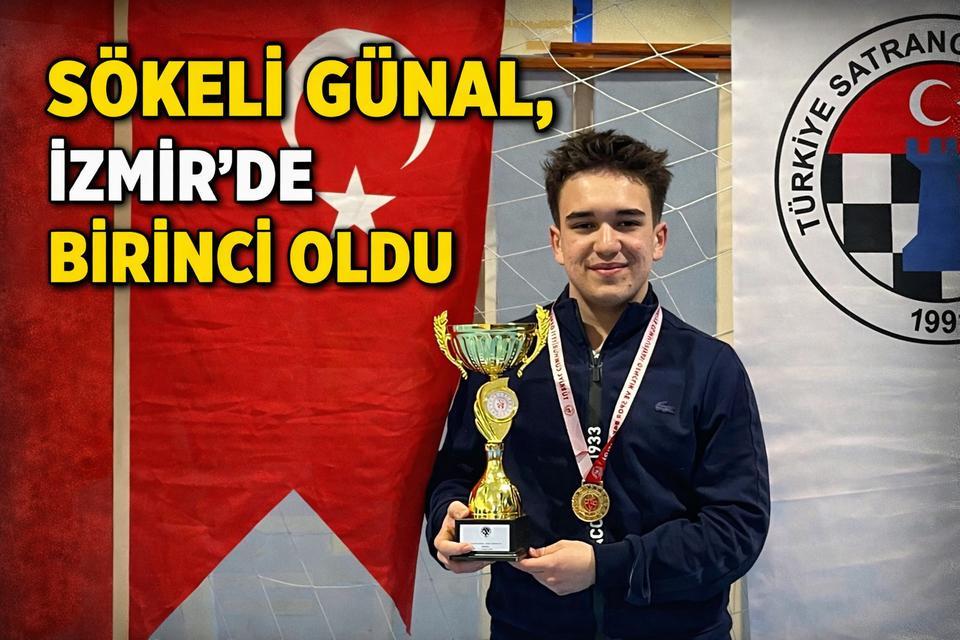 Sökeli Günal, İzmir'de birinci oldu