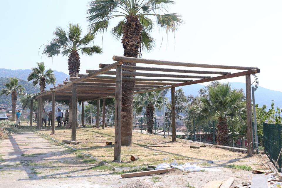 KOÇARLI'DA MİLLET BAHÇESİ'NE YENİ CEMİYET ALANI
