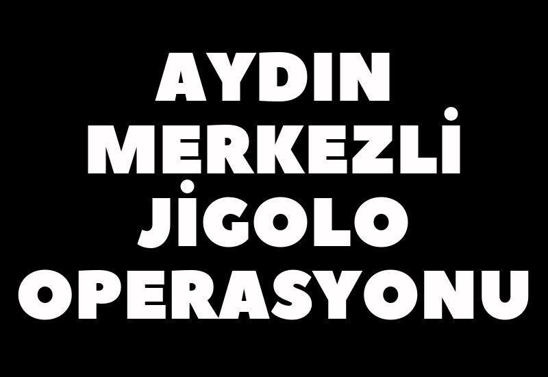 Aydın merkezli jigolo operasyonu
