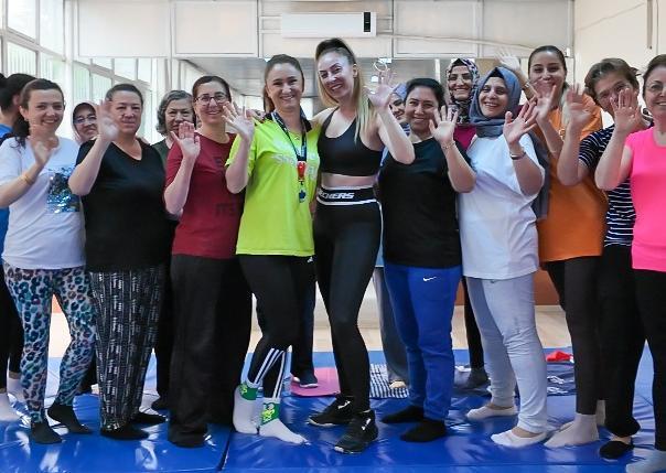 Başkan Yetişkin’den kadınlara sağlıklı yaşam desteği
