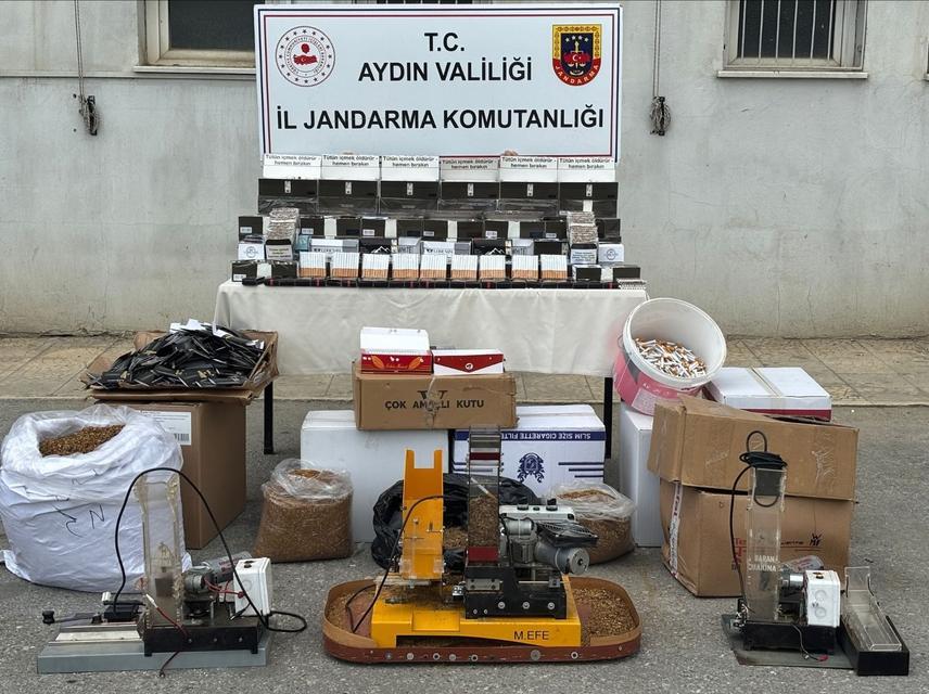 Aydın'da kaçak sigara operasyonu