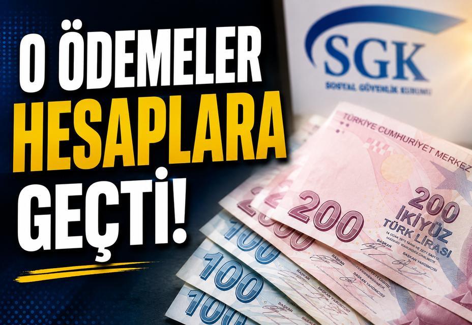 O ödemeler hesaplara geçti