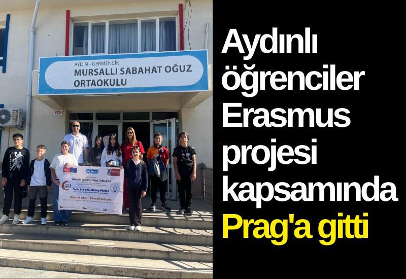 Aydınlı öğrenciler Erasmus projesi kapsamında Prag'a gitti