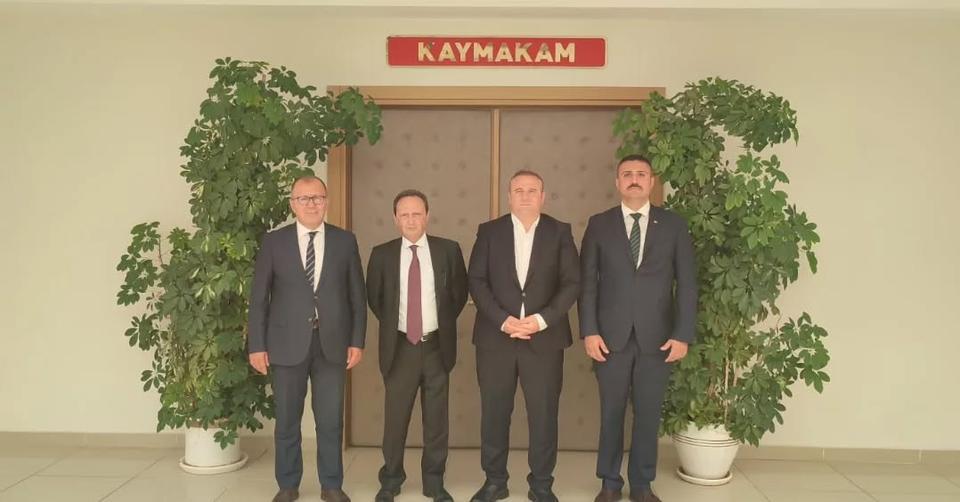Müdür Altıntaş, yeni Kaymakam Taş'ı ziyaret etti