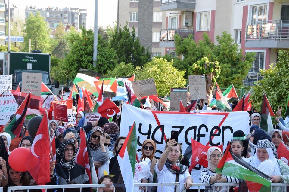 AYDIN'DA GAZZE İÇİN KONVOY DÜZENLENDİ