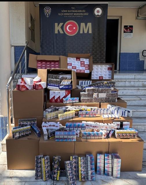 Aydın’da kaçak tütün ve elektronik sigara operasyonu