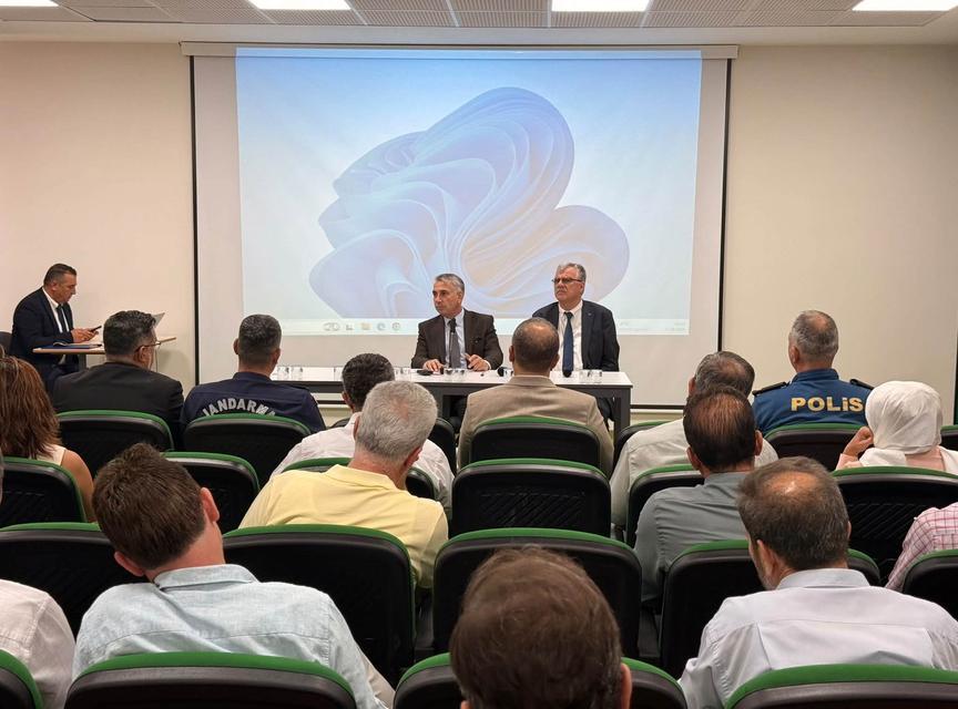 İncirliova’da okulların güvenliği için tedbirler masaya yatırıldı