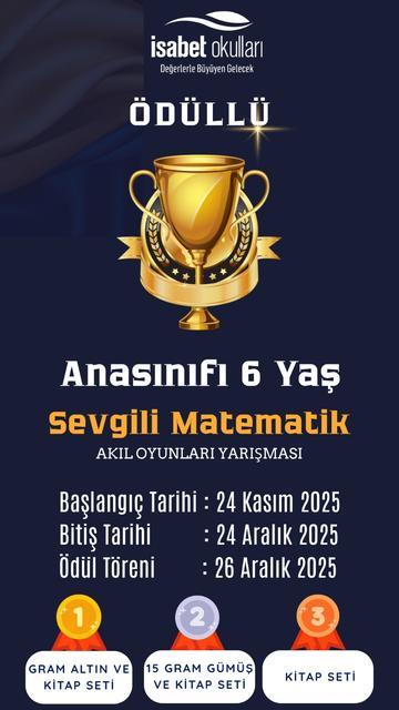 Aydın İsabet Okulları “Sevgili Matematik Akıl Oyunları” yarışmasını gerçekleştirdi