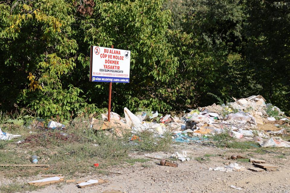 Aydın’da duyarsız vatandaşlar uyarı tabelalarına aldırış etmedi