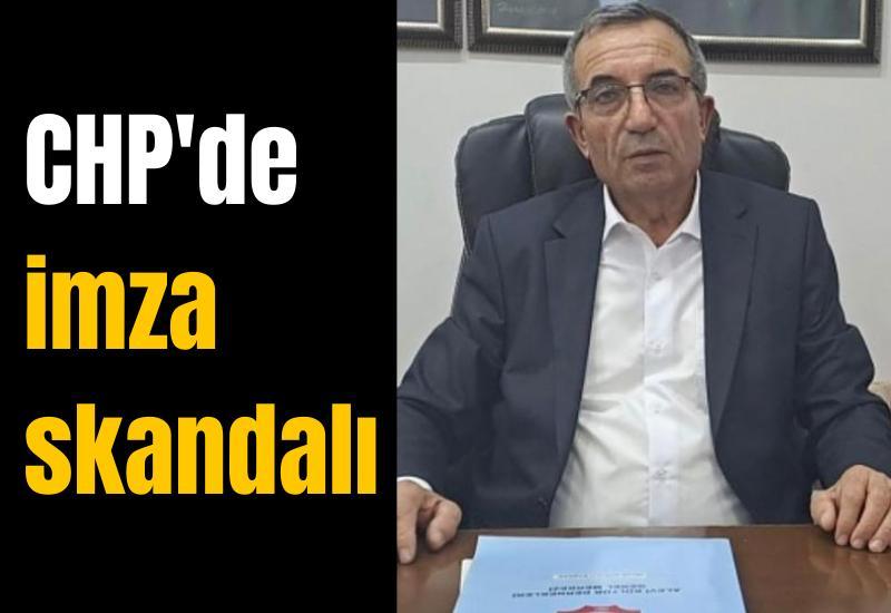 CHP'de imza skandalı