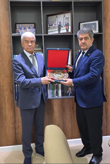 Özbekistan Milli Haber Ajansı ile TDGF arasında iş birliği görüşmesi