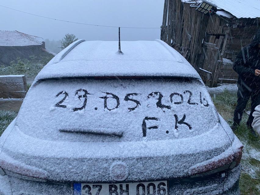 Mayıs ayının sonunda kar sürprizi