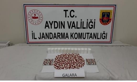 Aydın’da 152 bin 800 sentetik ecza ele geçirildi
