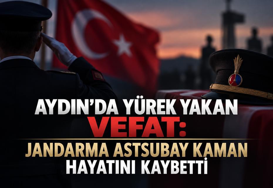 Aydın’da Jandarma Astsubay Kaman hayatını kaybetti