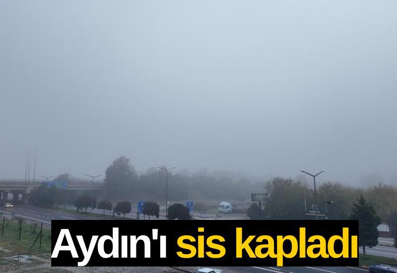 Aydın'ı sis kapladı