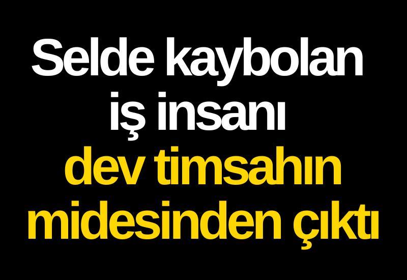 Selde kaybolan iş insanı dev timsahın midesinden çıktı