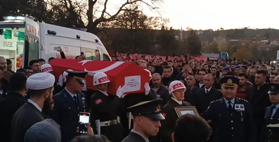 Şehit Astsubay Ramazan Yağız, Bursa'da son yolculuğuna uğurlandı