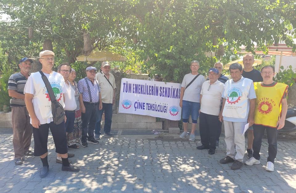 Çine'de emeklilerden sert çıkış