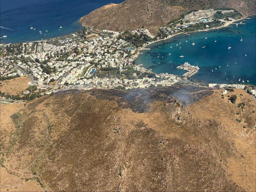Bodrum’daki yangın kontrol altına alındı