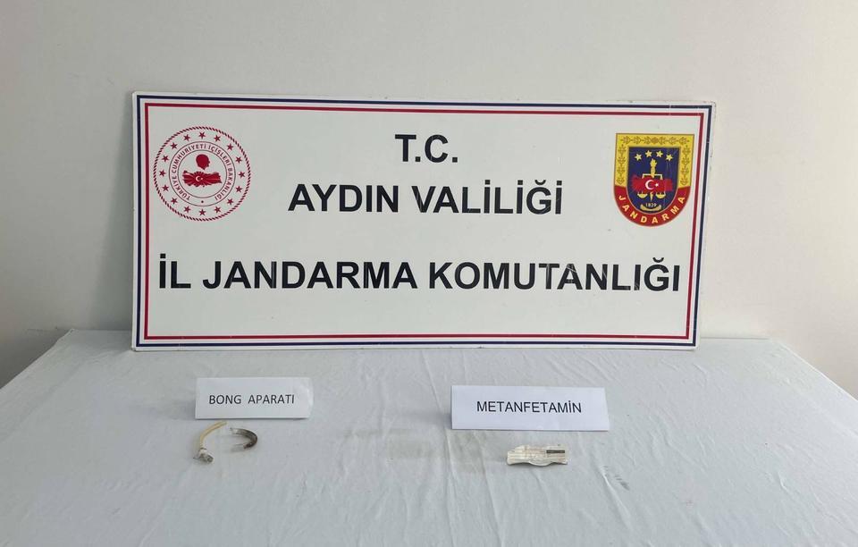 Aydın’da o şüpheli metamfetaminle yakaladı