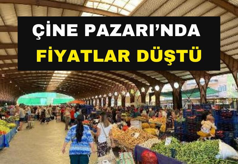 Çine Pazarı'nda fiyatlar düştü