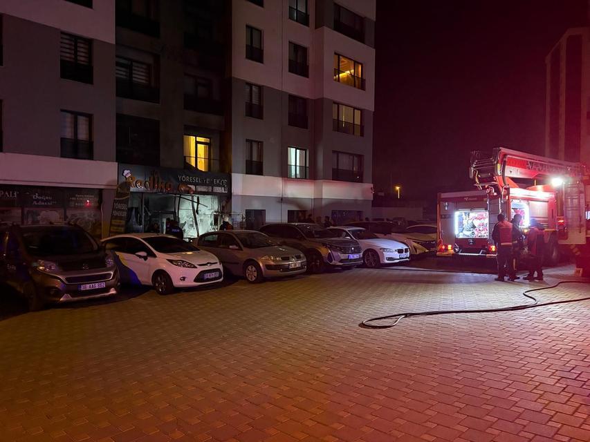 Restoranda çıkan yangın korkuttu