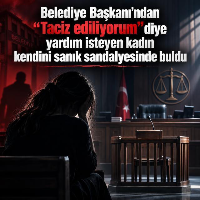 Belediye Başkanı'ndan "Taciz ediliyorum" diye yardım isteyen kadın kendini sanık sandalyesinde buldu