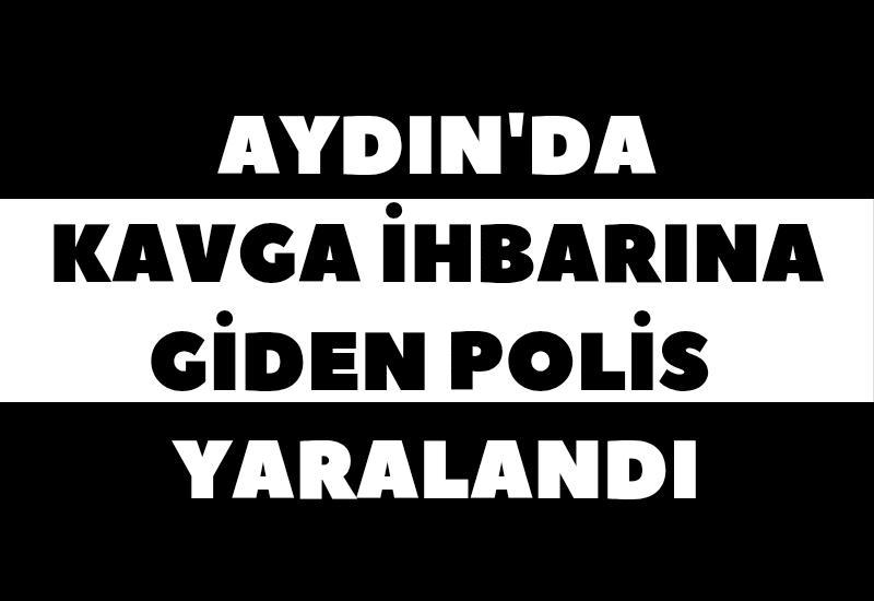 Aydın'da kavga ihbarına giden polis yaralandı