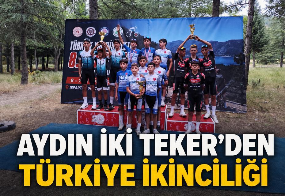 Aydın iki tekerden Türkiye ikinciliği