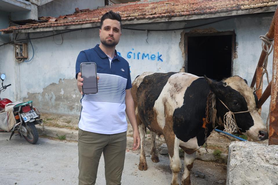 Sosyal medyada gördüğü kurbanlık danaları almak isterken 200 bin TL dolandırıldı