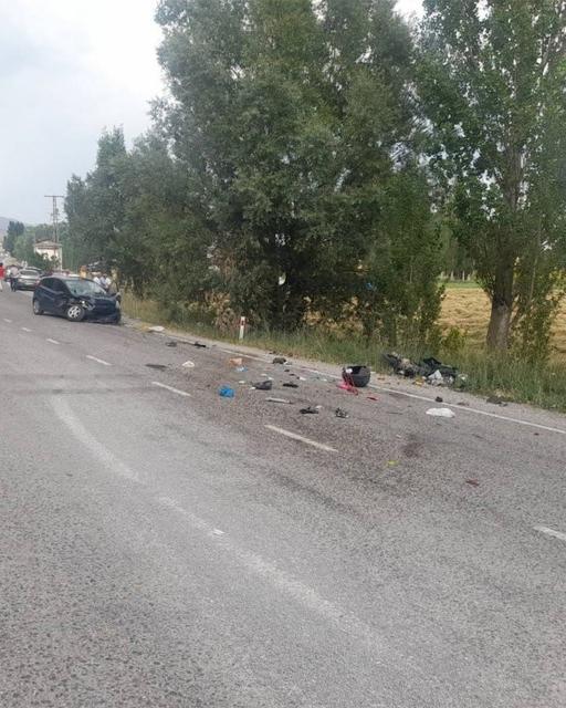 Kazada yaralanan motosiklet sürücüsü yaşamını yitirdi