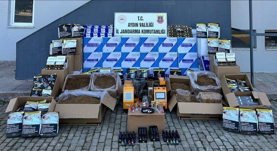 Aydın'da 1 milyon 135 bin makaron ele geçirildi