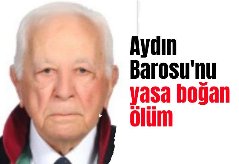 Aydın Barosu'nu yasa boğan ölüm