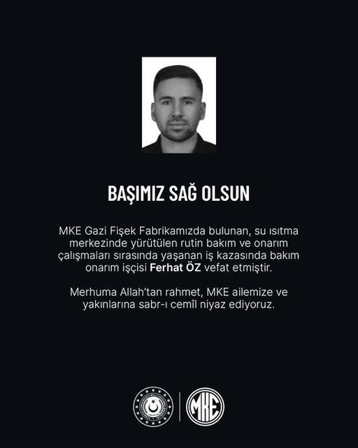 MKE fabrikasında iş kazası: 1 ölü, 1'i ağır 3 yaralı
