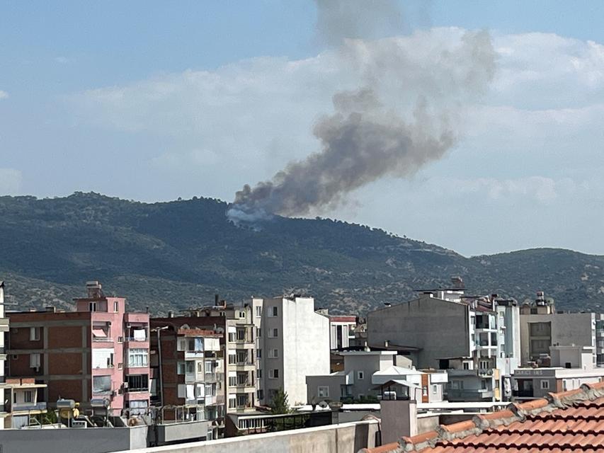 Madran Dağından yine dumanlar yükselmeye başladı