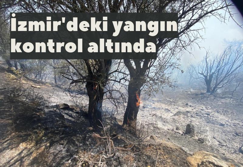 İzmir'deki yangın kontrol altında