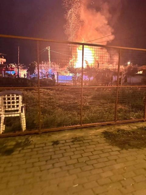 Aydın'da bir evde yangın çıktı