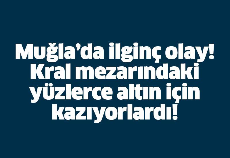 Define avcılarının kral mezarı aradıkları, rivayete göre mezar içinde yüzlerce altın olduğu bilgisi üzerine kazı yapmaya başladıkları öğrenildi.