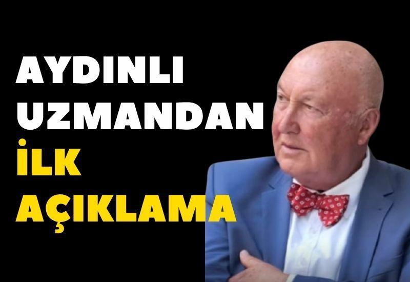 Aydınlı deprem uzmanından ilk açıklama