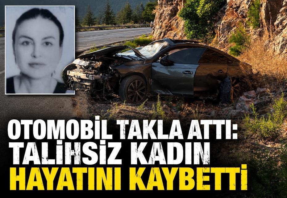 Otomobil takla attı: Talihsiz kadın hayatını kaybetti