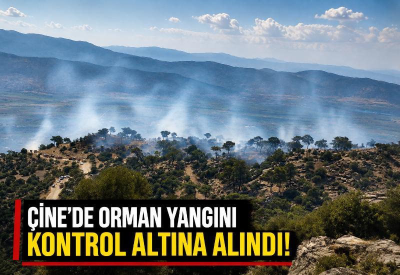 Çine'de orman yangını kontrol altına alındı!