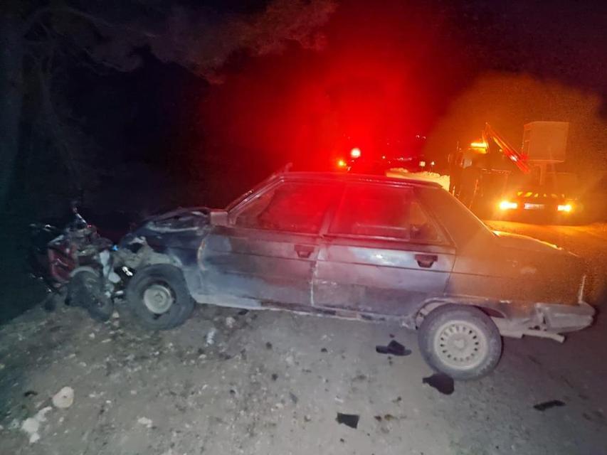 Otomobille elektrikli bisiklet çarpıştı: 1 ölü