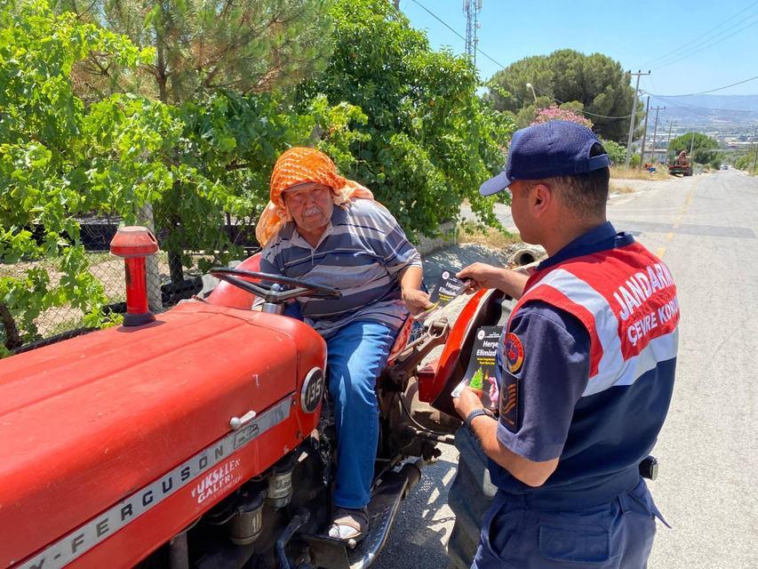 Aydın’da jandarma ekipleri uyardı