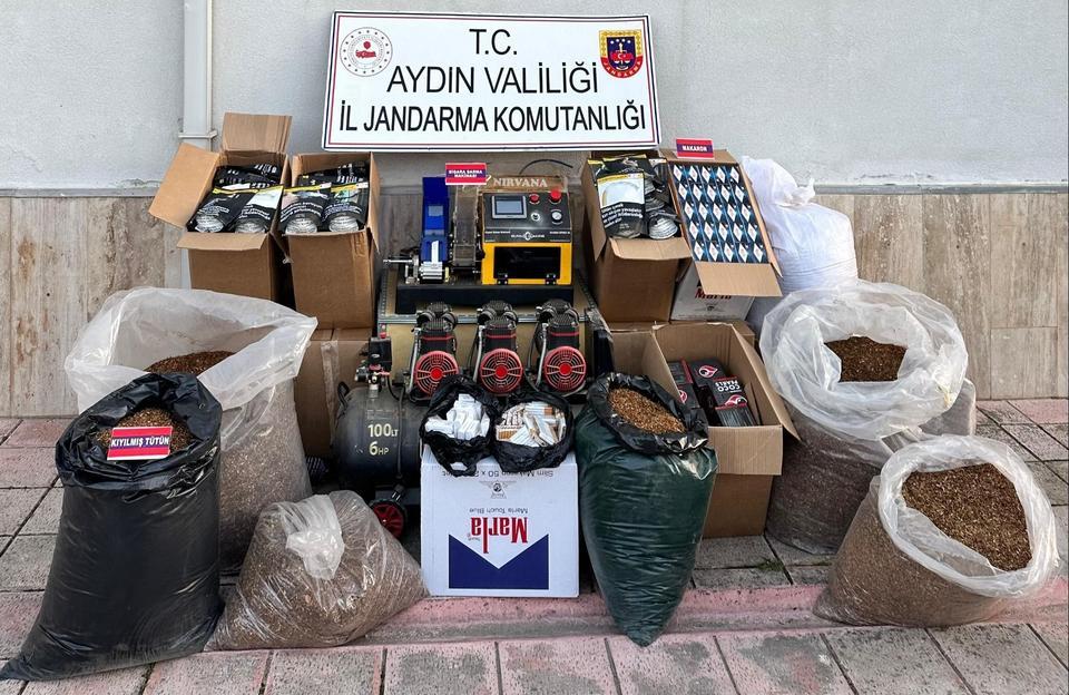 Köşk’te kaçak sigara operasyonu