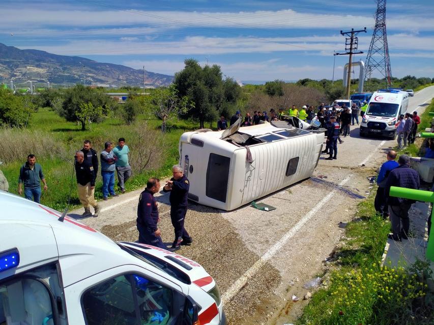 Jeotermal tesisi işçileri kaza yaptı: 7 yaralı