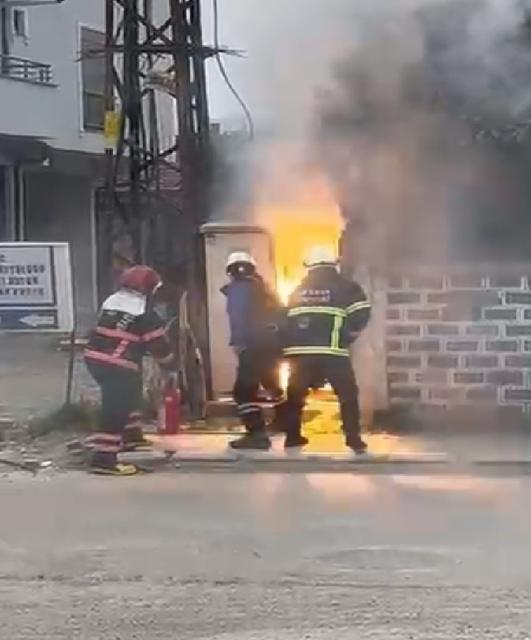 Trafo yangınında patlama