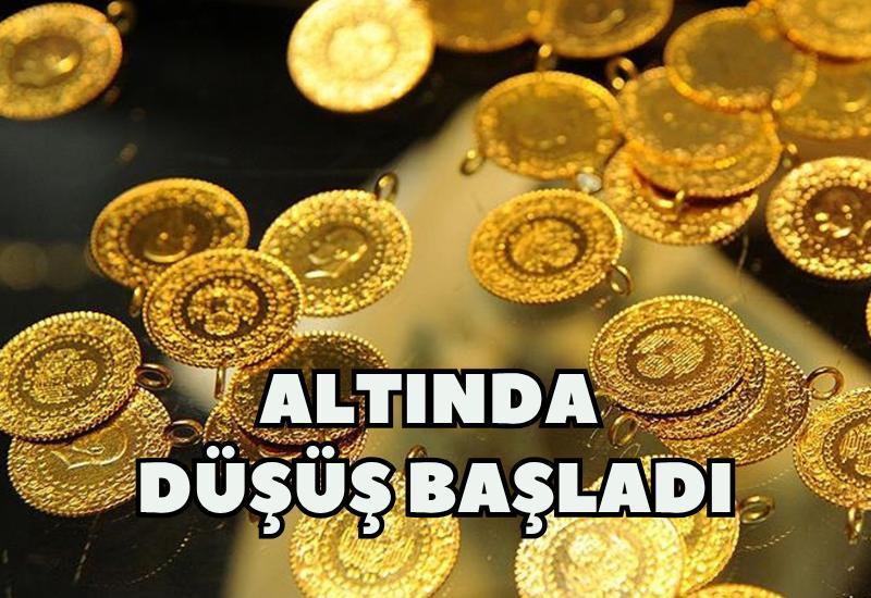 Altında düşüş başladı