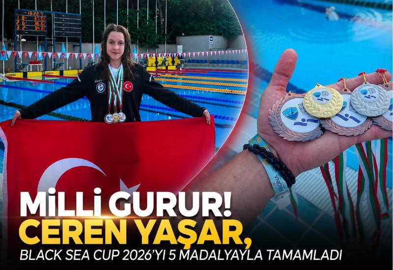 Milli gurur! Ceren Yaşar, Black Sea Cup 2026'yı 5 madalyayla tamamladı