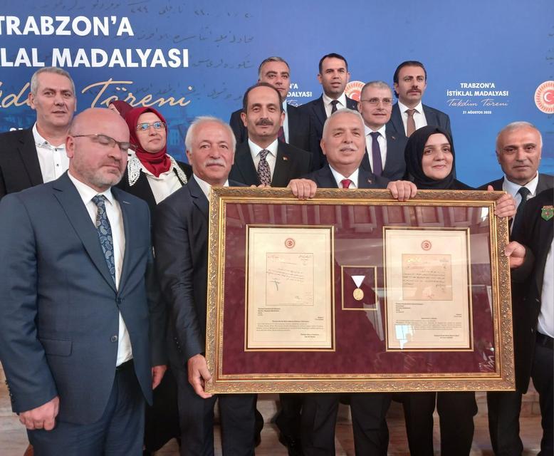 Trabzon, 101 Yıl Sonra İstiklal Madalyası’na Kavuştu